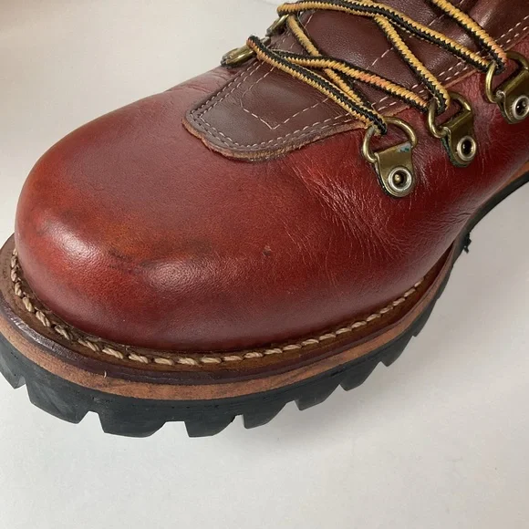 Vintage 1970s Herman Survivor’s Mountaineering Boots Men’s 9 Insulated Soft Toe - Picture 4 of 16